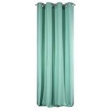 Eurofirany Adore Semitransparente con Ojales-1 Unidad, Cortina Moderna para Ventana, para Dormitorio, Salón, Cocina, 140 g m Tela poliéster,...