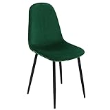 Silla Versus, Metal, tapizado Velvet Verde con Trasera Floral a Juego