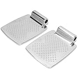 Reposapiés para Silla de Ruedas, Pedal Antideslizante con Textura de Puntos de 2 Uds, Reposapiés de Material de Aleación de Aluminio para...