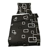 Beautissu Noa Juego de Sábanas Renforcé de 100% Algodón 135x200 cm – Juego de Ropa de Cama 1 Funda de Almohada 80x80 cm y 1 Funda Nórdica...