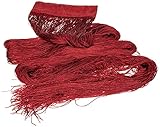 Homemaison HM69807872 - Cortina de Hilos, Color Rojo